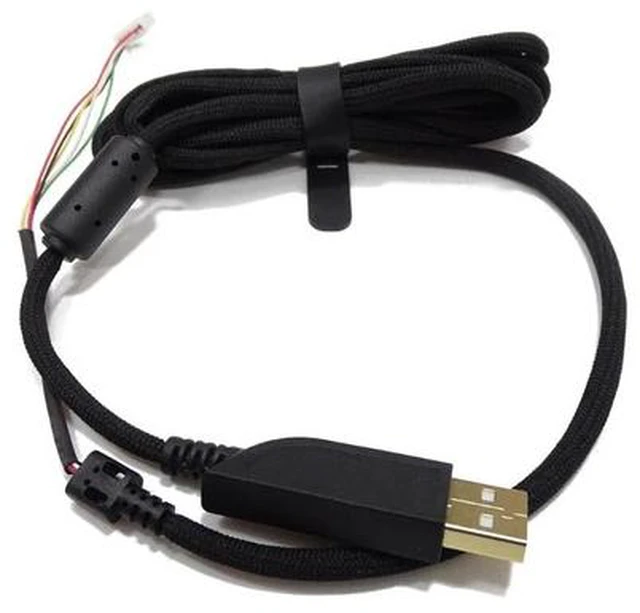 Alt view image 5 of 6 - Replacement Mice Wire Soft USB Mouse Cable Line for ZOWIE S1,S2,FK-B Mouse 210cm(White)
