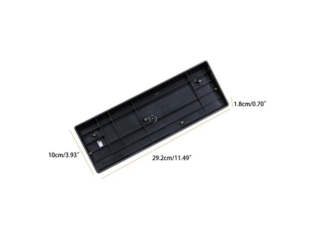 Alt view image 6 of 6 - Mini Keyboard GH60 Color Plastic Case for 60% Mechanical Gaming Keyboard Faceu 60 Plastic Shell Compatible Poker2 Pok3r Green