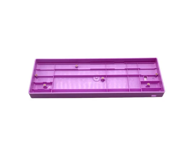 Alt view image 5 of 6 - Mini Keyboard GH60 Color Plastic Case for 60% Mechanical Gaming Keyboard Faceu 60 Plastic Shell Compatible Poker2 Pok3r Green