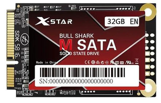 Main image of mSATA SSD HDD Internal Solid State Hard Drive for Laptop Notebook Server 32GB for Windows DOS Linux Unix(32GB)