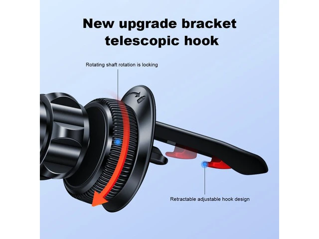 Alt view image 4 of 5 - Universal Phone Holder Stand Air Vent Mount GPS Support Magnetic Phone Fixed Bracket Auto Car Accessories Magnetic Holder(Silver)
