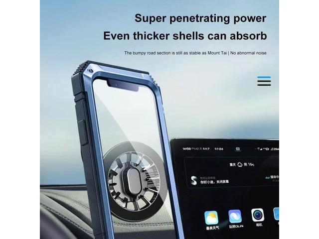 Alt view image 3 of 6 - Magnetic Cell Phone Holder Stand 360 Degree Rotating Car Mobile Phone Support Bracket Strong Adhesion Auto Mobile Stand