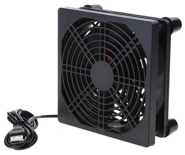 Main image of 120mm 5V USB Powered Fan Cooling for Router Modem TV Box Router Cooling Case Fan for Cooling Various Electronics Device
