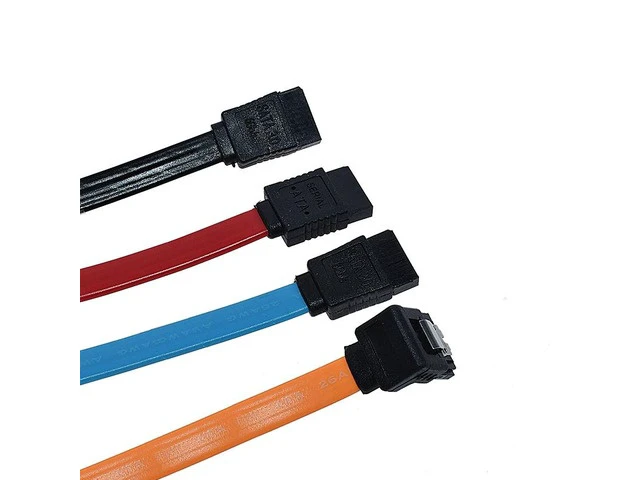 Alt view image 2 of 6 - SATA Cable 3.0 to Hard Disk SSD adapter HDD cable Straight 90 Degree Sata Cable for Asus MSI Gigabyte Motherboard Cable Sata(Black 3.0 50CM1)