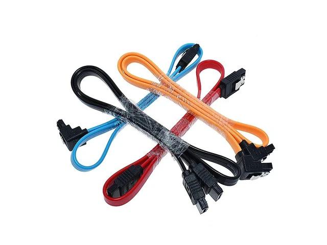 Alt view image 6 of 6 - SATA Cable 3.0 to Hard Disk SSD adapter HDD cable Straight 90 Degree Sata Cable for Asus MSI Gigabyte Motherboard Cable Sata(Black 3.0 50CM1)