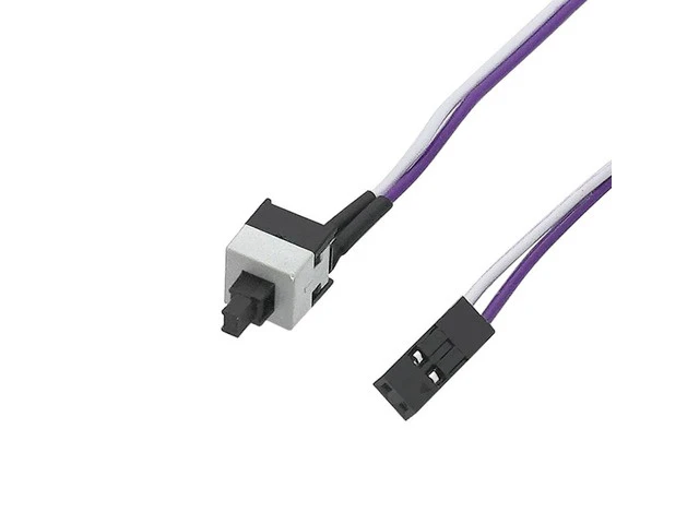 Alt view image 5 of 6 - 10PCS Reset Motherboard Cable Desktop Computer PC Case Power Button SW Switch Power Cord Cable Re-start Switch Cable for Mining