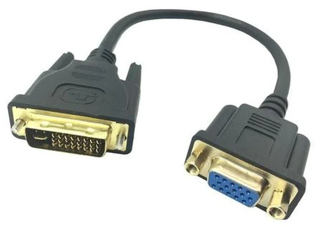 Main image of 0.3M DVI 24+5 Male to VGA Female Video Converter DVI cable DVI-I to VGA Adapter Cable for TV PS3 PS4 PC Display 1080P