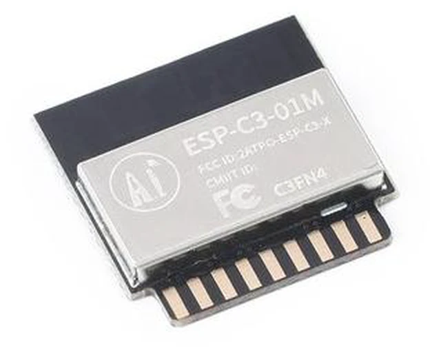 Main image of ESP-C3-01M module, built-in ESP32-C3 chip, WiFi+BLE dual-mode wireless communication module