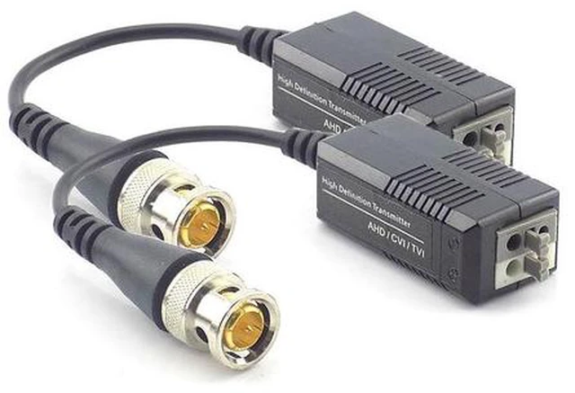 Main image of 1pair UTP Video Balun Twisted CCTV Balun Passive Transceivers for 720P HD CVI/TVI/AHD Camera Male BNC to UTP CCTV Accessories