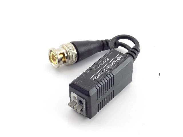 Alt view image 4 of 6 - 1pair UTP Video Balun Twisted CCTV Balun Passive Transceivers for 720P HD CVI/TVI/AHD Camera Male BNC to UTP CCTV Accessories
