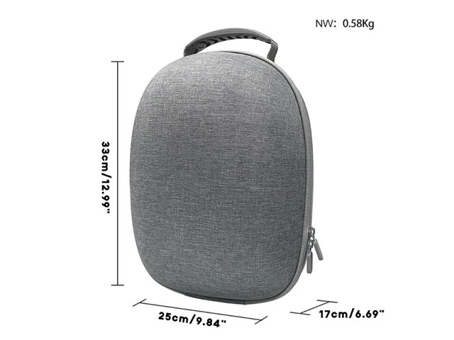 Alt view image 6 of 6 - Lightweight Travel Carrying All-in-one Storage Bag for PS VR2 Headset Travel and Home Storage Headset Accessories