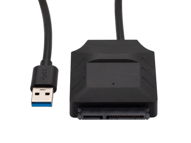 Alt view image 5 of 6 - 22 Pin SATA III to USB Cable USB 3.0 to SATA Adapter Cable Connector for 2.5 3.5 Inch External HDD SSD for PC Computer