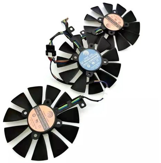 Main image of 87mm PLD09210S12HH PLD09210S12M Cooling Fan For ASUS-Strix GTX1060 OC 1070 1080 GTX-1080Ti RX 480 RTX2060 Graphics Card Fan(4Pin with Wire)