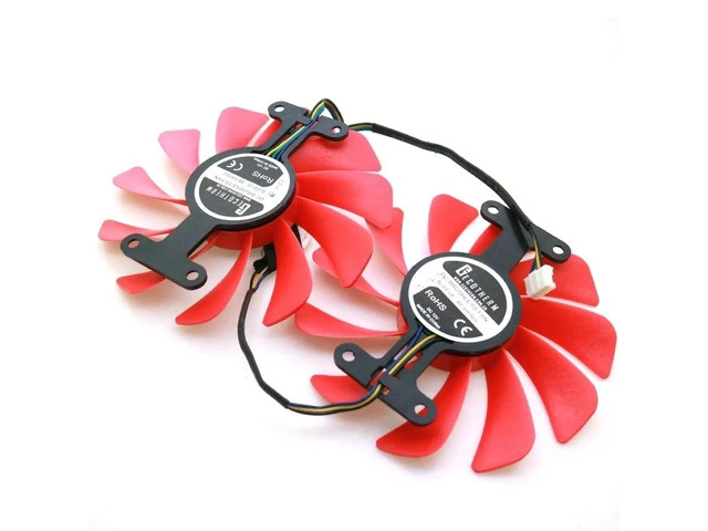 Alt view image 2 of 2 - 95mm VGA Fan 4Pin GTX1070 GTX1080 Graphics Card Cooler Cooling Fan