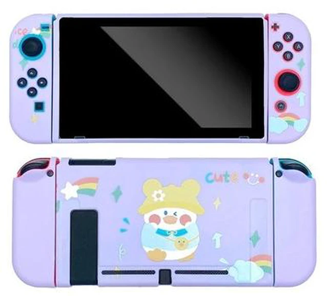Main image of For Switch Case Cute Cartoon Full Cover Shell Joy-Con Controller Shell Hard TPU Cover Box For Switch Accessories(C)