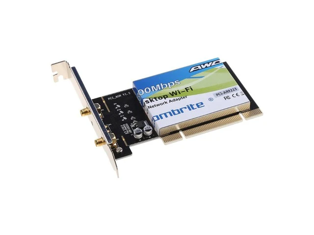 Alt view image 5 of 6 - 300Mbps Wifi AR9223 Wireless 802.11a/b/g/n Half Mini PCI-E Wireless Card for Desktop PC Laptop Dropship