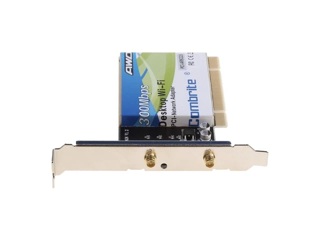 Alt view image 6 of 6 - 300Mbps Wifi AR9223 Wireless 802.11a/b/g/n Half Mini PCI-E Wireless Card for Desktop PC Laptop Dropship