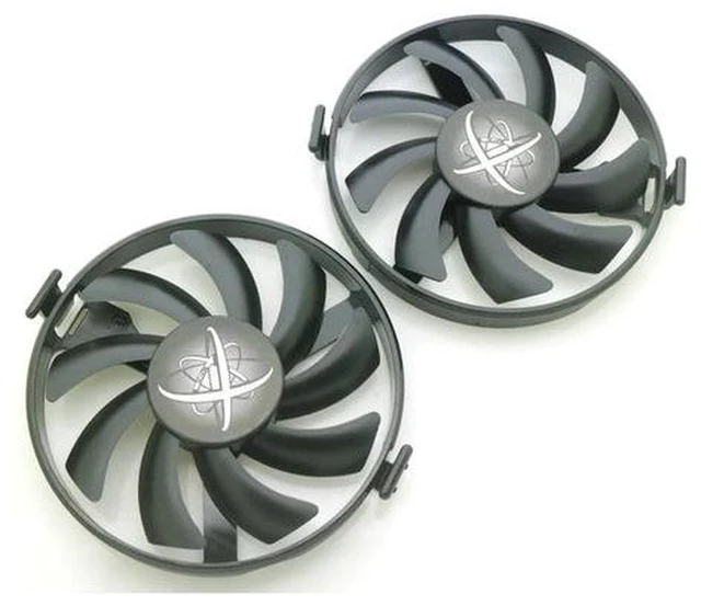 Alt view image 2 of 2 - FDC10U12S9-C DC12V 0.35A 85mm 4Pin 4Wire VGA Fan For XFX-RX470 478 480 570 580 Graphics Card Cooling Fan 4Pin(FDC10U12S9-C-2PCS)