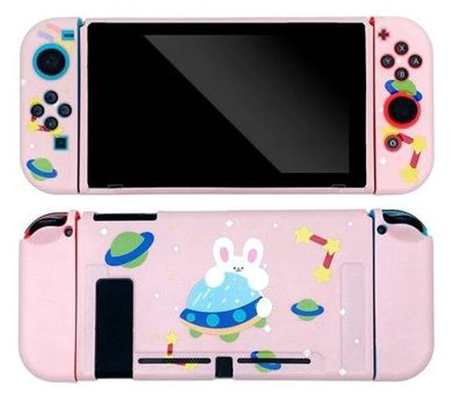 Main image of For Switch Case Cute Cartoon Full Cover Shell Joy-Con Controller Shell Hard TPU Cover Box For Switch Accessories(F)