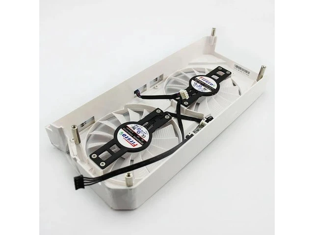 Alt view image 2 of 2 - FD9015U12S DC12V 0.55A 88mm 4Pin 4Wire Video Fan For EMTEK GeForce GTX-1060 HV White MONSTER OC Graphics Card Cooling Fan(FD9015U12S-House)