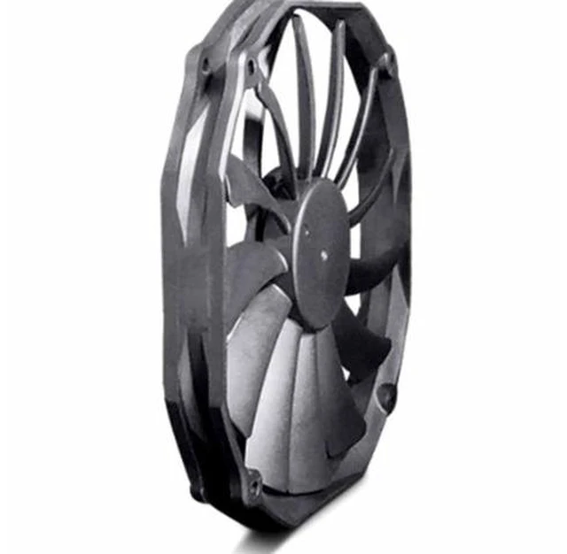 Alt view image 3 of 6 - 14015 Case Fan Large Air Volume Low Noise 140X140X15MM Ultra-Thin 4PIN PWM 14CM Fan