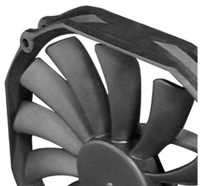 Alt view image 6 of 6 - 14015 Case Fan Large Air Volume Low Noise 140X140X15MM Ultra-Thin 4PIN PWM 14CM Fan