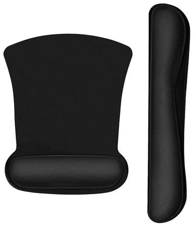 Main image of Keyboard Wrist Rest and Mouse Pad, Ergonomic Mouse Pad Wrist Support, Non Slip Keyboard Wrist Support for Office