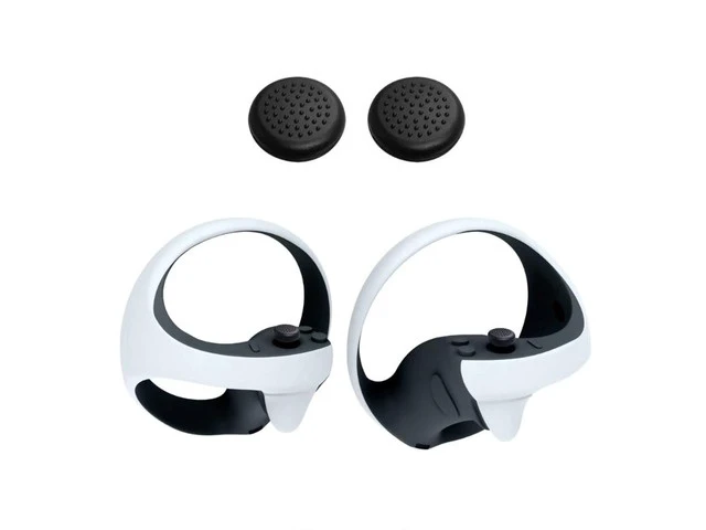 Alt view image 4 of 6 - Anti-Throw Protective Sleeve Sweatproof Cover with Strap for PS VR 2 Headset