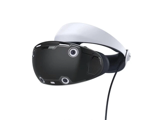 Alt view image 5 of 6 - Anti-Throw Protective Sleeve Sweatproof Cover with Strap for PS VR 2 Headset