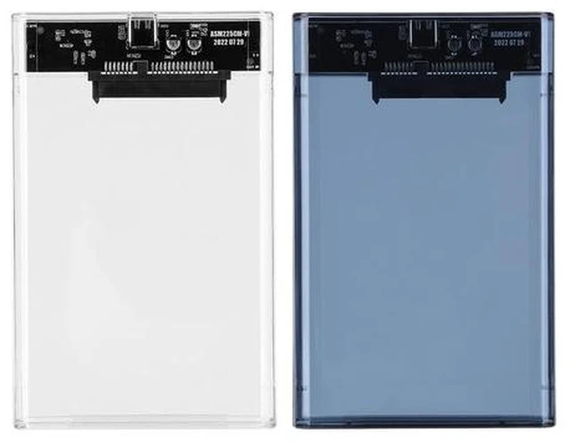 Alt view image 4 of 6 - 2.5inch Hard Drive Enclosure SATA To USB3.1 8TB External Hard Drive Enclosure USB3.0 To Type-C Transparent for Notebook Computer(Transparent)
