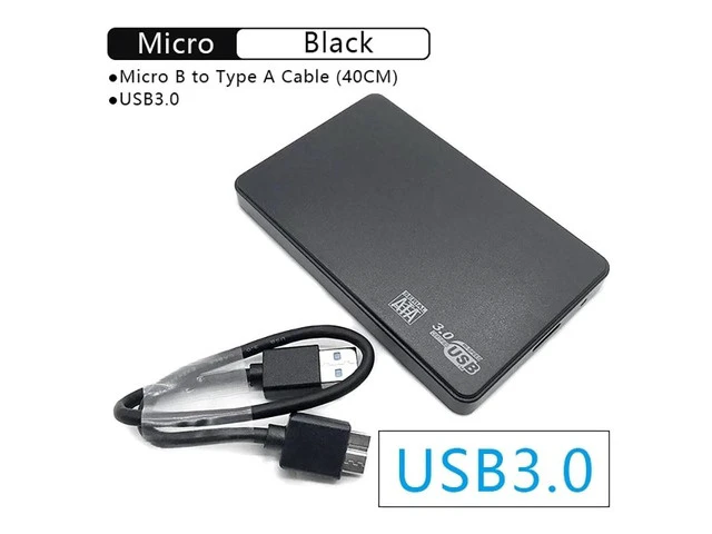 Alt view image 2 of 6 - T22 2.5 "SATA Ke USB3.0 HDD Kandang Casing Hard Drive Seluler untuk SSD Kotak HDD Penyimpanan Eksternal dengan Kabel USB3.0/2.0 ABS(T48-USB-3.0)