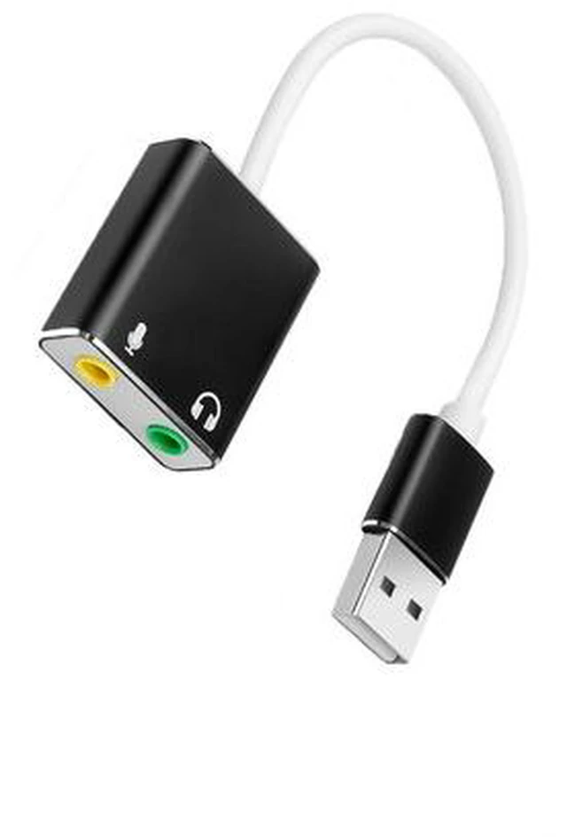 Main image of USB External Sound Card Jack 3.5mm USB Audio Adapter USB To Audio Headset Microphone For Macbook Computer Laptop PS4 Sound Card(With Cable)