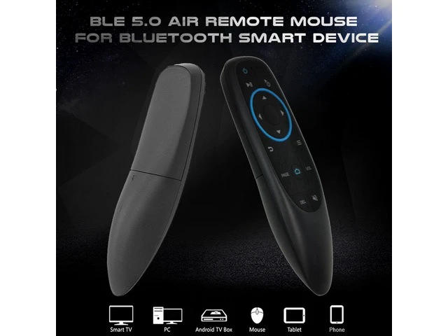 Alt view image 2 of 6 - G10BTS Air Mouse Bluetooth 5.0 IR Learning Gyroscope Wireless Remote Control for Android TV Box X96