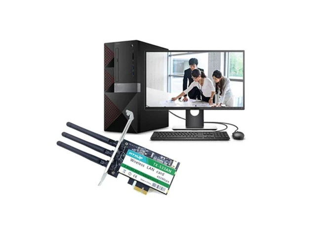 Alt view image 2 of 6 - TX-533AN 633ANHMW Dual Band 450Mbps Wireless Card PCI-E Card 802.11N Dropship(N900)