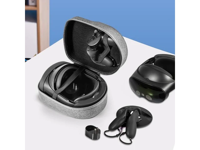 Alt view image 2 of 6 - All-in-One Carrying Cases for Q-uest Pro VR Headset Carrying Cases Storage Boxes