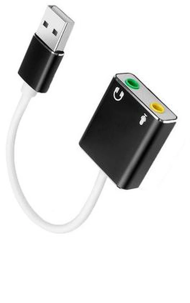 Alt view image 4 of 5 - USB External Sound Card Jack 3.5mm USB Audio Adapter USB To Audio Headset Microphone For Macbook Computer Laptop PS4 Sound Card(With Cable)