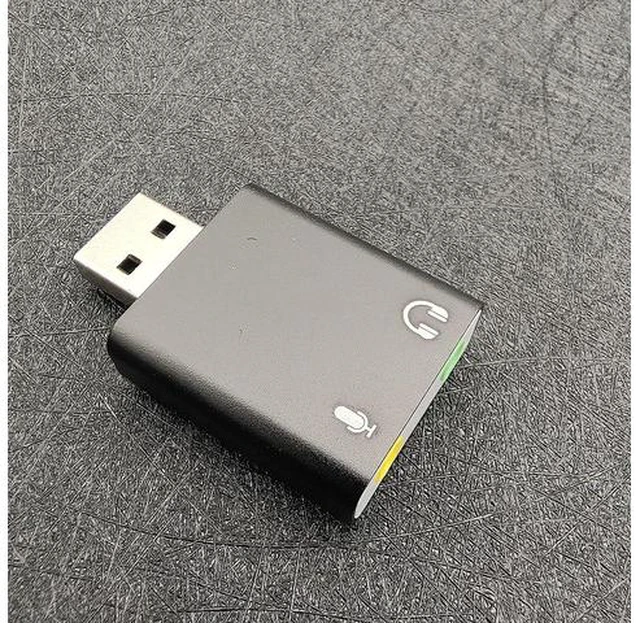 Alt view image 5 of 5 - USB External Sound Card Jack 3.5mm USB Audio Adapter USB To Audio Headset Microphone For Macbook Computer Laptop PS4 Sound Card(With Cable)