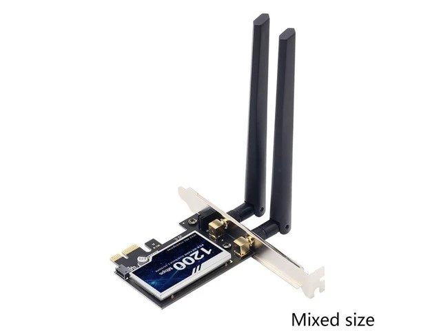 Alt view image 6 of 6 - PCI-E WiFi Card BT4.0 Wireless Card PCE-AC1200 802.11ac Dual-Band 1200M Dropship