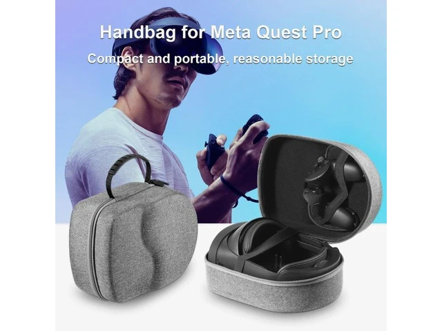 Alt view image 3 of 6 - All-in-One Carrying Cases for Q-uest Pro VR Headset Carrying Cases Storage Boxes