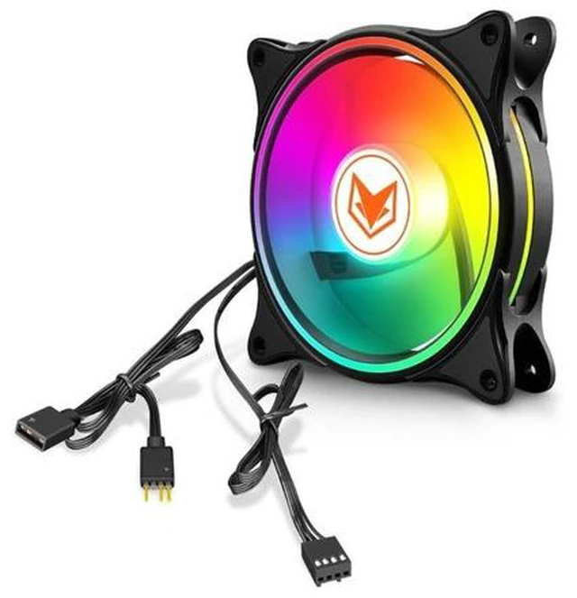Main image of 120mm ARGB Computer Case Fan 5V 3PIN PWM LED Cooling Fans Desktop PC Case Computer Chassis Heatsink Fan Accessories (Black)