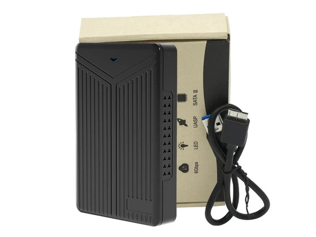 Alt view image 5 of 6 - 2.5 Inch SATA HDD Enclosure 5Gbps Hard Drive Enclosure USB3.0 3.1 Interface Up To 6TB with Data Cable for Windows/Mac OS/Linux(USB3.0)