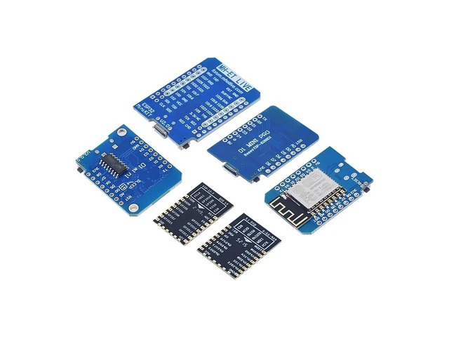 Alt view image 4 of 6 - WiFi development board, 3.3V Nodemcu Lua IoT board with pins, ESP8266, ESP-12, CH340G, CH340, V2, USB, WEMOS D1, Mini Pro(D1 MINI ESP32)