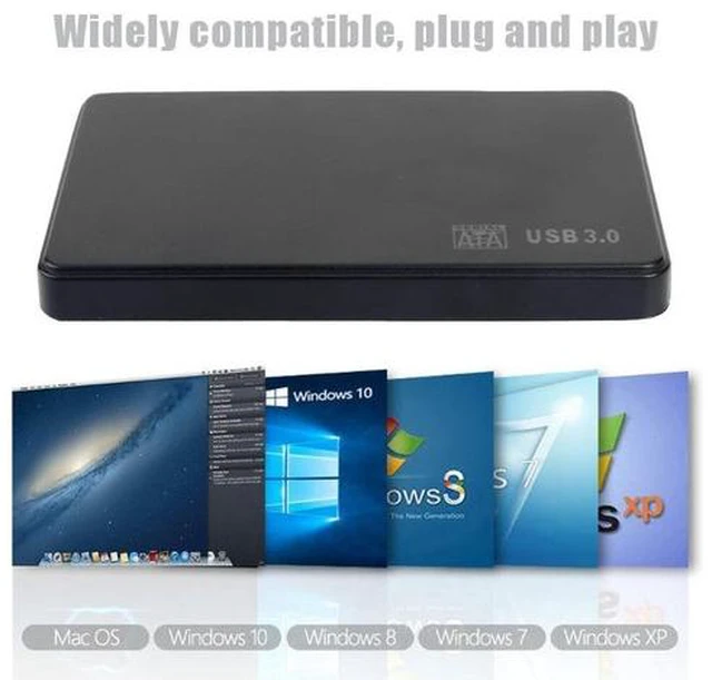 Alt view image 4 of 6 - 2.5 inch HDD SSD Case Sata to USB 2.0 Adapter Free 5 6 Gbps Box Hard Drive Enclosure Support 2TB HDD Disk For WIndows Mac OS(USB 2.0 SSD Case 2)