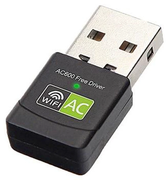 Alt view image 2 of 5 - Free Driver USB Wifi Adapter 600Mbps Wifi Adapter 5Ghz Antenna USB2.0 Ethernet PC Wi-Fi Adapter Lan Wifi Dongle AC Wifi Receiver