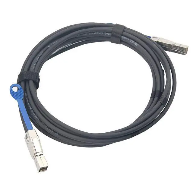 Alt view image 3 of 4 - H!Fiber.com 12G External Mini SAS HD SFF-8644 to Mini SAS SFF-8644 Cable, High Density HD Cable, 1-Meter(3.3ft), for Hard Disk Server, SAN, Raid Card