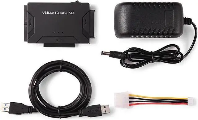 Alt view image 5 of 7 - USB 3.0 to Sata/IDE Adapter Converter Hard Driver Adapter for2.5"/3.5" SATA HDD/SSD & IDE HDD Converter Power Switch Support 4TB