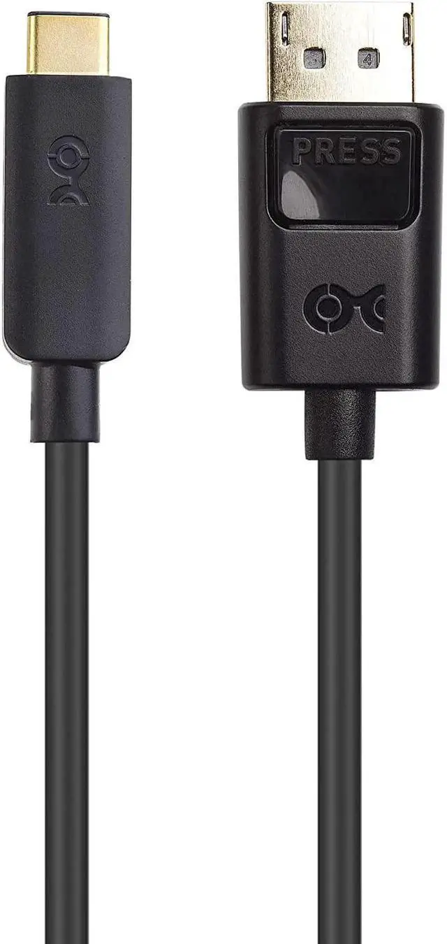 Alt view image 5 of 7 - Cable Matters USB C to DisplayPort 1.4 Cable (USB-C to DisplayPort Cable, USB C to DP Cable) Supporting 8K 60Hz in Black 6 ft - Thunderbolt 3 Port Compatible with MacBook Pro, Dell XPS 13 and More