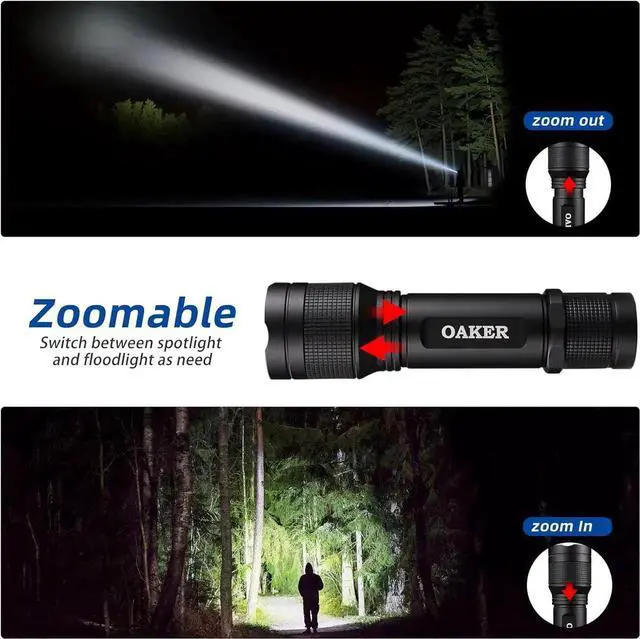 Alt view image 7 of 7 - XF2013 USB-C Rechargeable Flashlight 2000 Lumens,5 Light Modes LED Flashlight, Waterproof Hand light for Hiking Camping