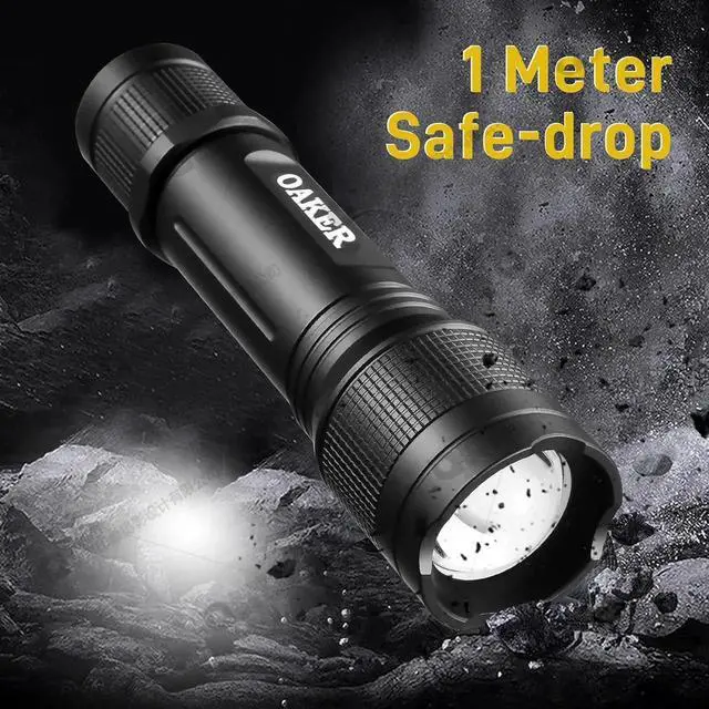 Alt view image 6 of 7 - XF2013 USB-C Rechargeable Flashlight 2000 Lumens,5 Light Modes LED Flashlight, Waterproof Hand light for Hiking Camping