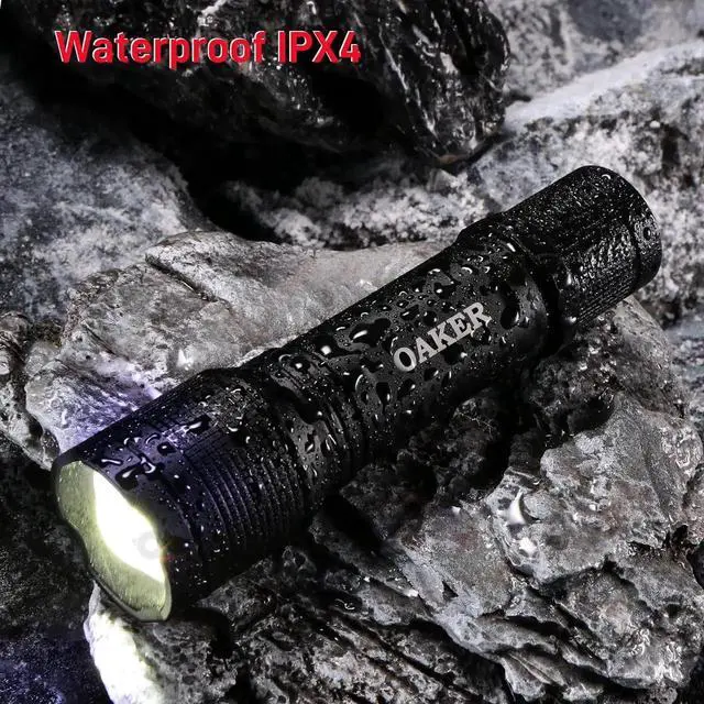 Alt view image 3 of 7 - XF2013 USB-C Rechargeable Flashlight 2000 Lumens,5 Light Modes LED Flashlight, Waterproof Hand light for Hiking Camping